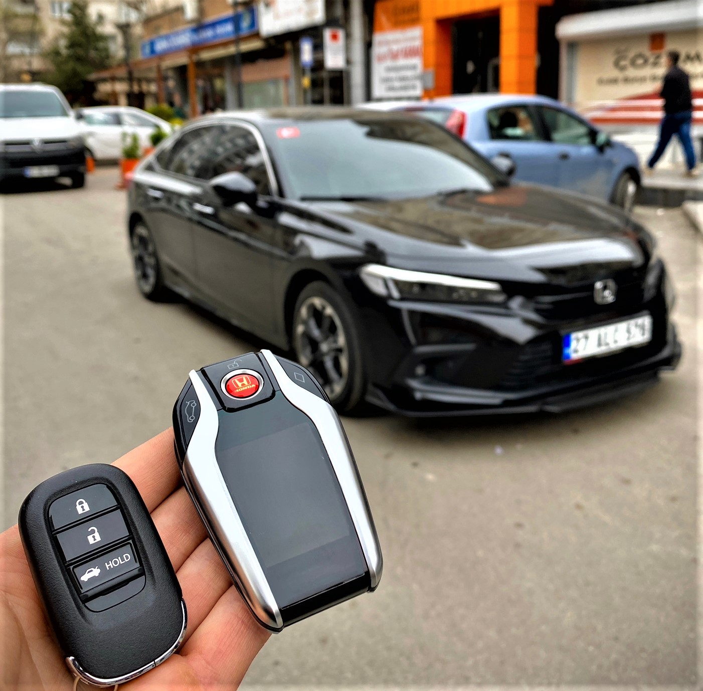 Honda Civic Ekranlı Anahtar uygalaması